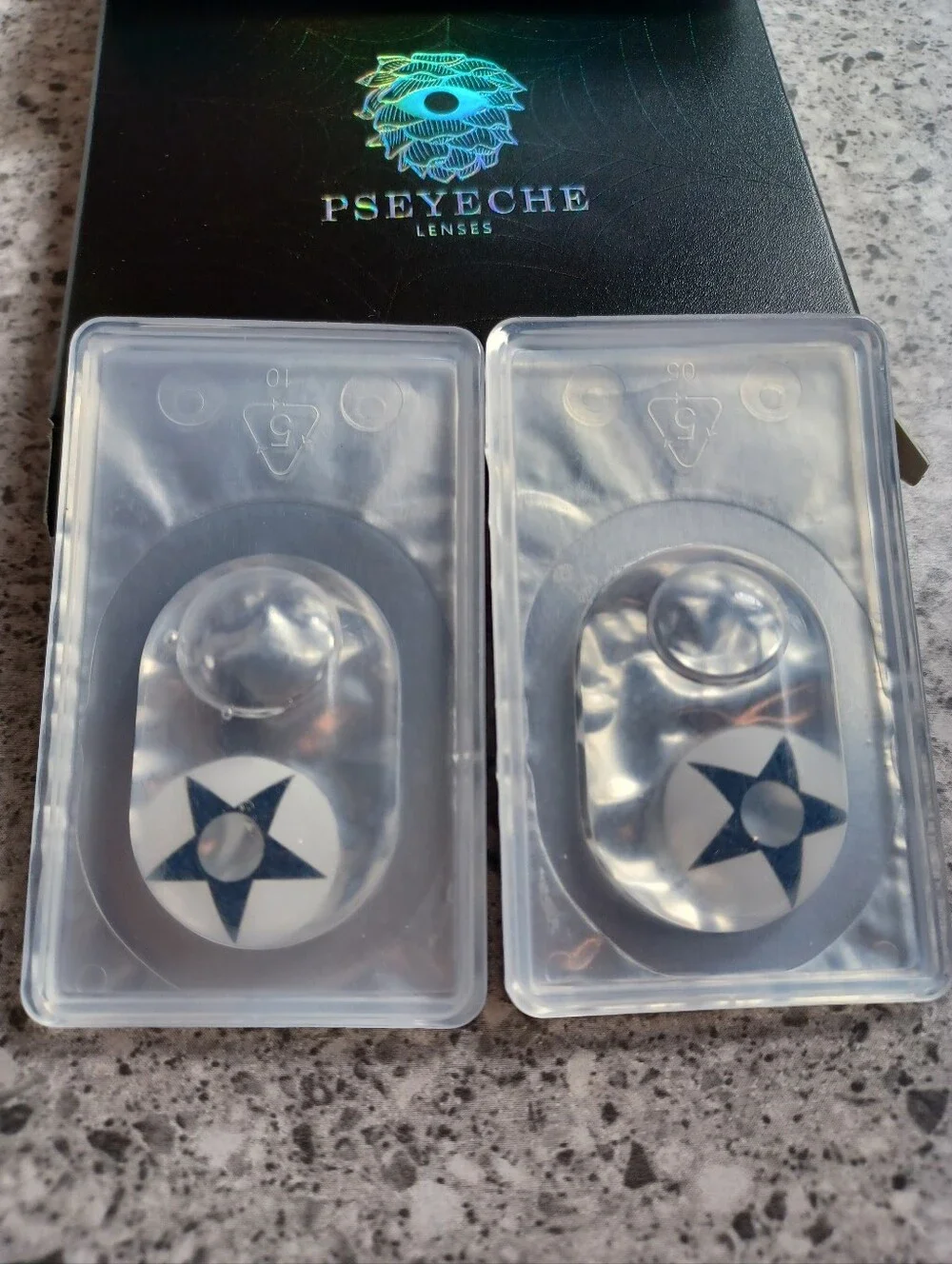 White Out Star Color Eye Wear Lenses - Costume Enhancements